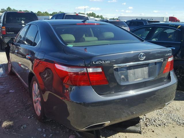 JTHBL46F475025319 - 2007 LEXUS LS 460 GRAY photo 3