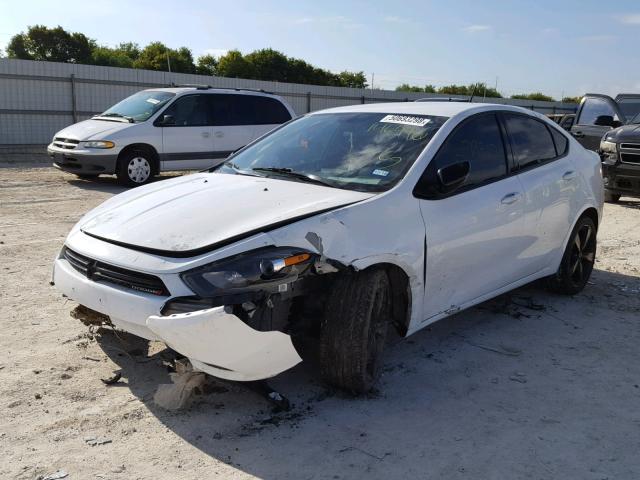 1C3CDFBB3FD146496 - 2015 DODGE DART SXT WHITE photo 2