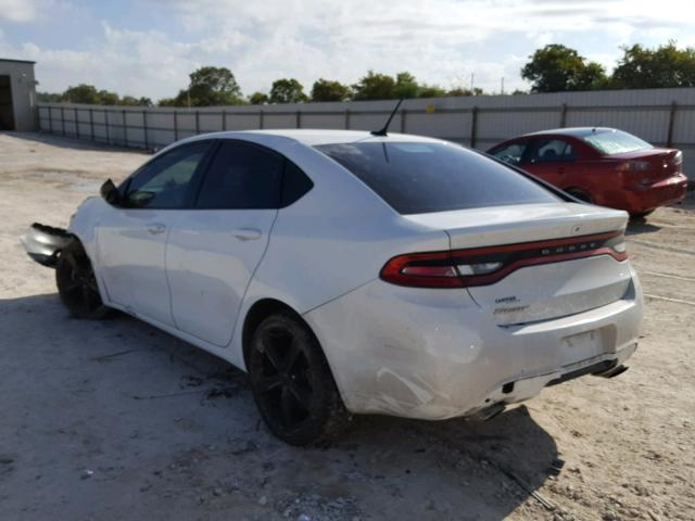 1C3CDFBB3FD146496 - 2015 DODGE DART SXT WHITE photo 3