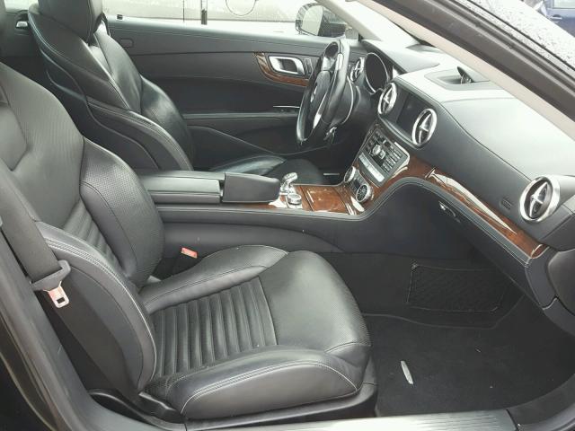 WDDJK7DA5DF001356 - 2013 MERCEDES-BENZ SL 550 BLACK photo 5