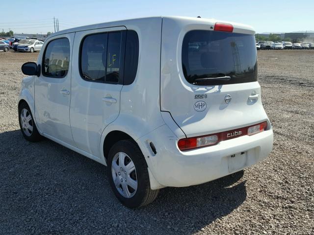 JN8AZ2KR0AT167125 - 2010 NISSAN CUBE BASE WHITE photo 3