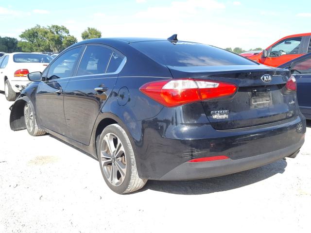 KNAFX4A82G5514699 - 2016 KIA FORTE EX BLACK photo 3