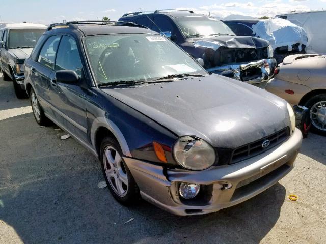 JF1GG68552H818296 - 2002 SUBARU IMPREZA OU BLUE photo 1