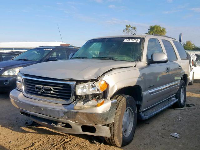 1GKEK13T05J221227 - 2005 GMC YUKON TAN photo 2