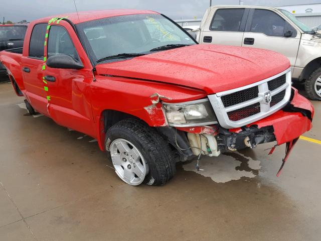 1D7HE38K08S599435 - 2008 DODGE DAKOTA SXT RED photo 9