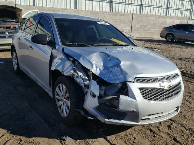 1G1PC5SH7B7177508 - 2011 CHEVROLET CRUZE LS SILVER photo 1