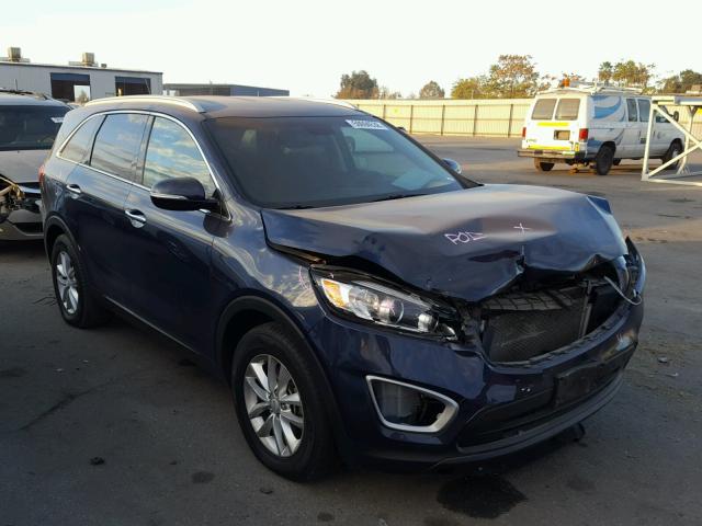 5XYPG4A57GG153555 - 2016 KIA SORENTO LX BLUE photo 1