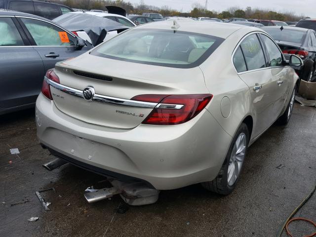 2G4GN5EX9E9247092 - 2014 BUICK REGAL PREM GOLD photo 4