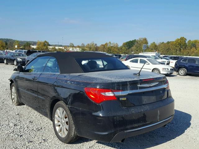 1C3BCBEG1DN659445 - 2013 CHRYSLER 200 TOURIN BLACK photo 3