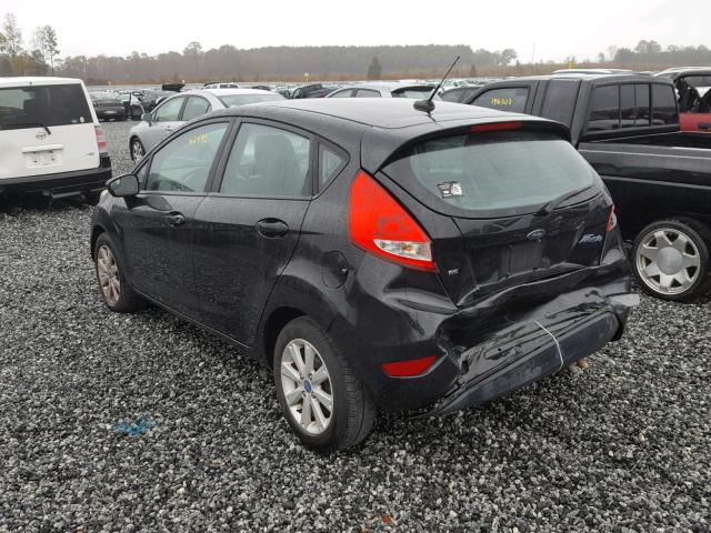 3FADP4EJ2BM103352 - 2011 FORD FIESTA SE BLACK photo 3