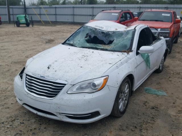 1C3CCBAB5DN640945 - 2013 CHRYSLER 200 LX WHITE photo 10