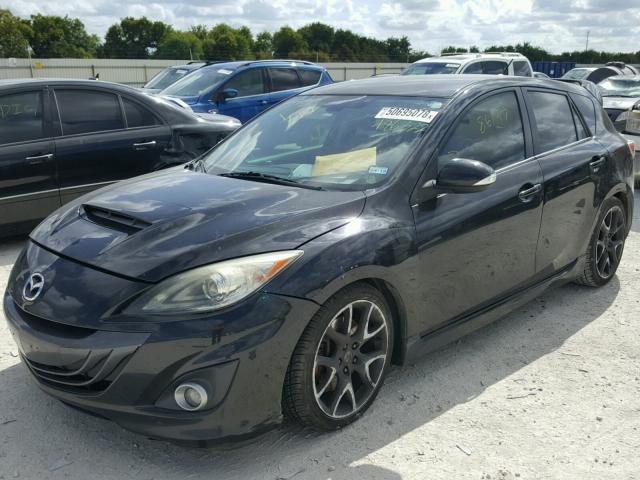 JM1BL1K32B1486322 - 2011 MAZDA SPEED 3 BLACK photo 2