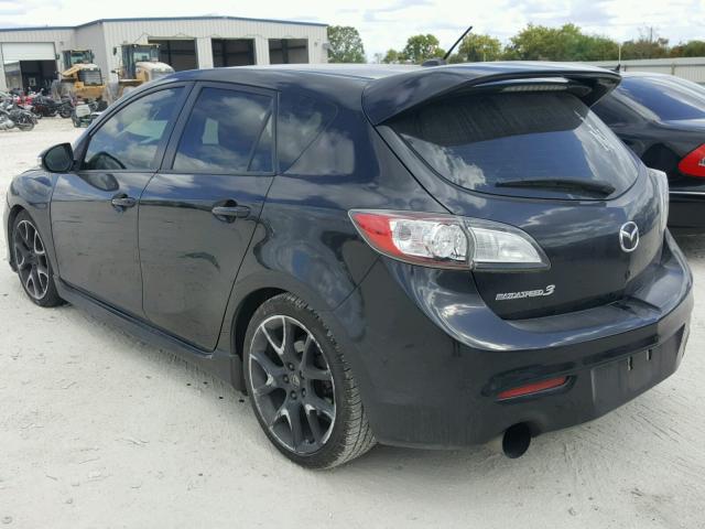 JM1BL1K32B1486322 - 2011 MAZDA SPEED 3 BLACK photo 3