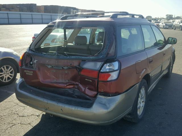 4S3BH686437646019 - 2003 SUBARU LEGACY OUT TWO TONE photo 4