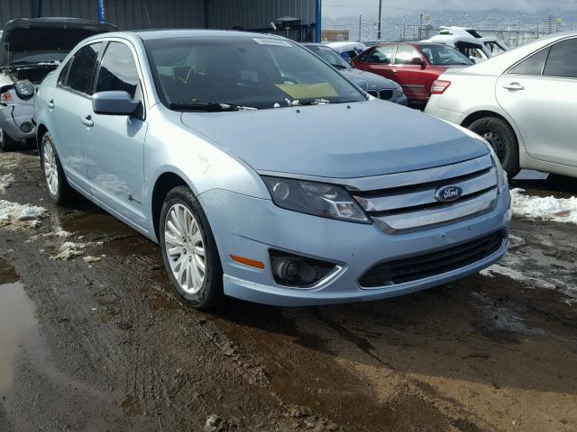 3FADP0L30AR284272 - 2010 FORD FUSION HYB BLUE photo 1