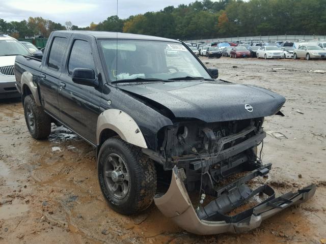 1N6ED27T32C363350 - 2002 NISSAN FRONTIER C BLACK photo 1