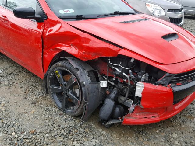 1C3CDFBB4GD645390 - 2016 DODGE DART SXT RED photo 9