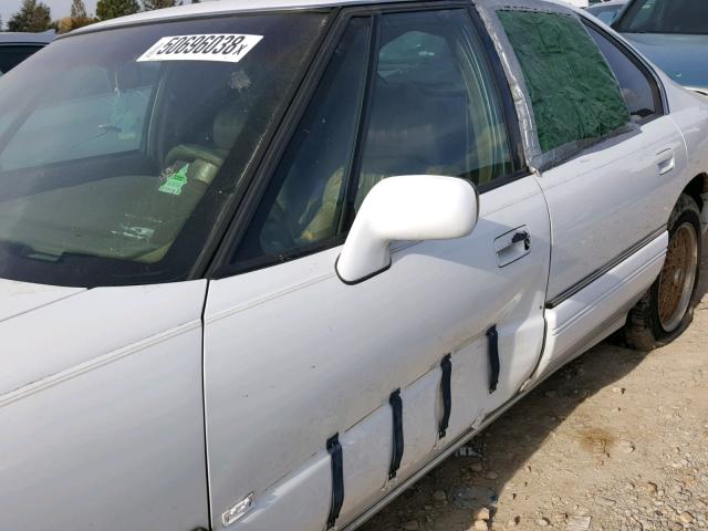 1G2HX53L5P1266494 - 1993 PONTIAC BONNEVILLE WHITE photo 9