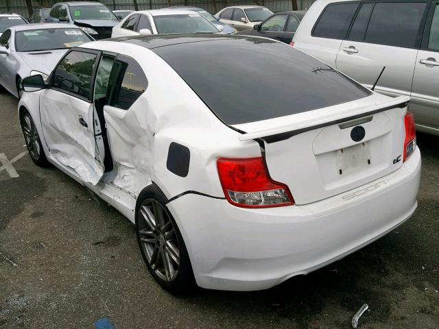 JTKJF5C78D3060808 - 2013 TOYOTA SCION TC თეთრი ფოტო 3