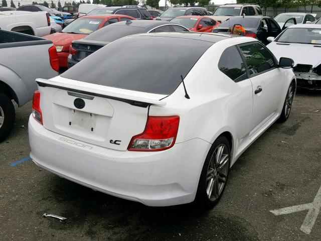 JTKJF5C78D3060808 - 2013 TOYOTA SCION TC თეთრი ფოტო 4
