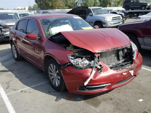 1C3CCBBB9DN688799 - 2013 CHRYSLER 200 TOURIN RED photo 1