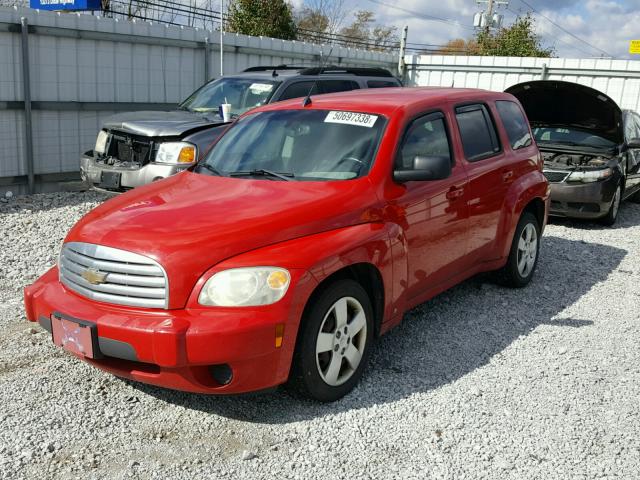 3GNCA13D68S710823 - 2008 CHEVROLET HHR LS Կարմիր լուսանկար 2