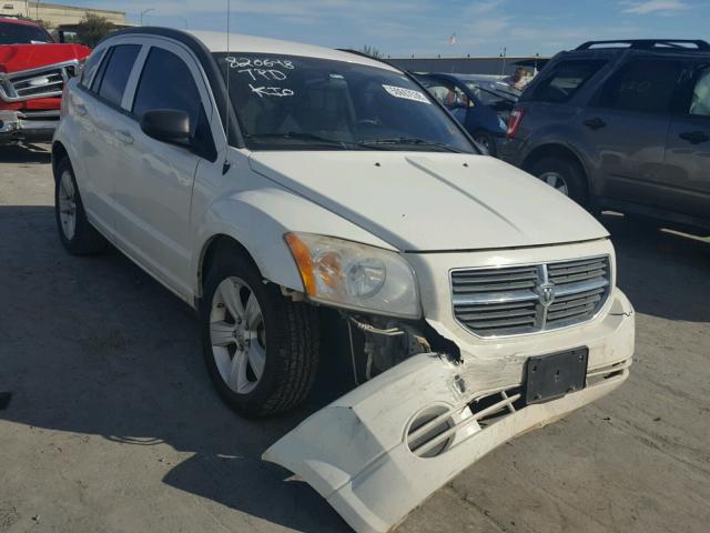 1B3CB4HA1AD549987 - 2010 DODGE CALIBER SX WHITE photo 1