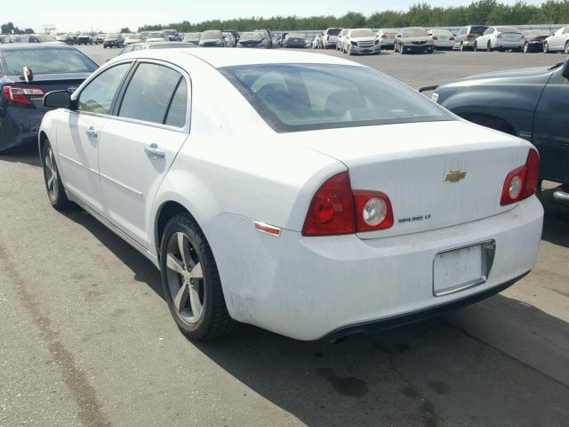 1G1ZC5E0XCF392323 - 2012 CHEVROLET MALIBU 1LT WHITE photo 3