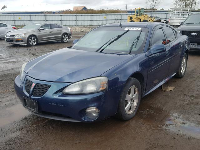 2G2WS522851211012 - 2005 PONTIAC GRAND PRIX BLUE photo 2