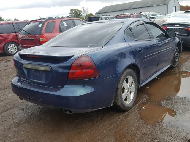 2G2WS522851211012 - 2005 PONTIAC GRAND PRIX BLUE photo 4