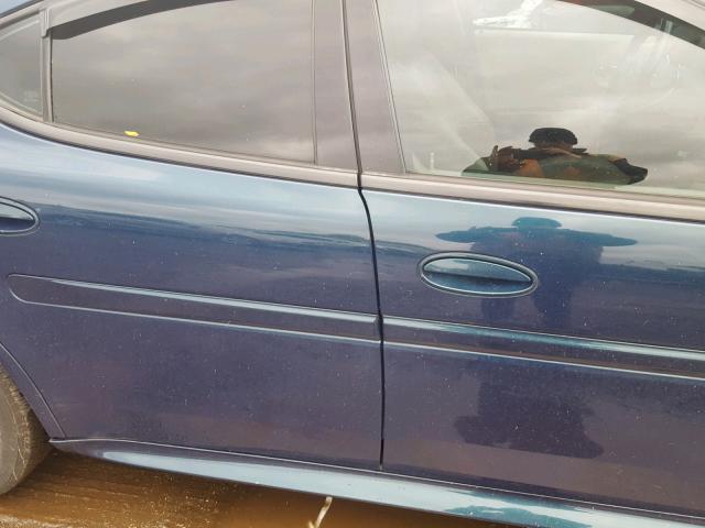 2G2WS522851211012 - 2005 PONTIAC GRAND PRIX BLUE photo 9