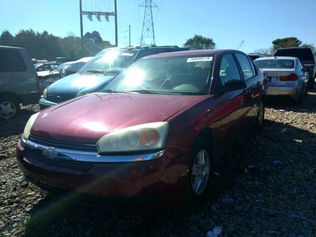 1G1ZT54875F147943 - 2005 CHEVROLET MALIBU LS 红色 照片 2