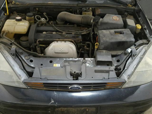 1FAFP34303W110162 - 2003 FORD FOCUS SE C BLACK photo 7