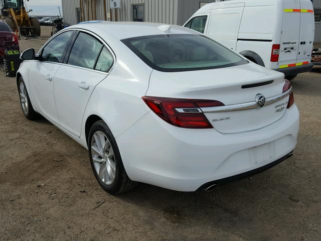 2G4GK5EX4G9207188 - 2016 BUICK REGAL WHITE photo 3