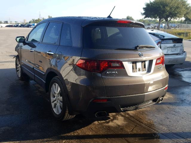 5J8TB2H59BA000399 - 2011 ACURA RDX TECHNO GRAY photo 3