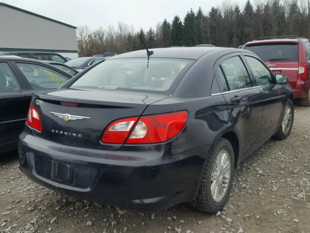 1C3LC46J88N138674 - 2008 CHRYSLER SEBRING LX BLACK photo 4