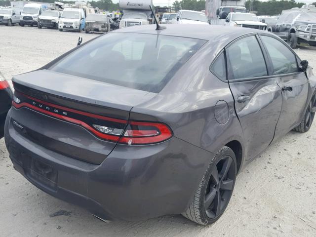 1C3CDFBB6GD531553 - 2016 DODGE DART SXT GRAY photo 4