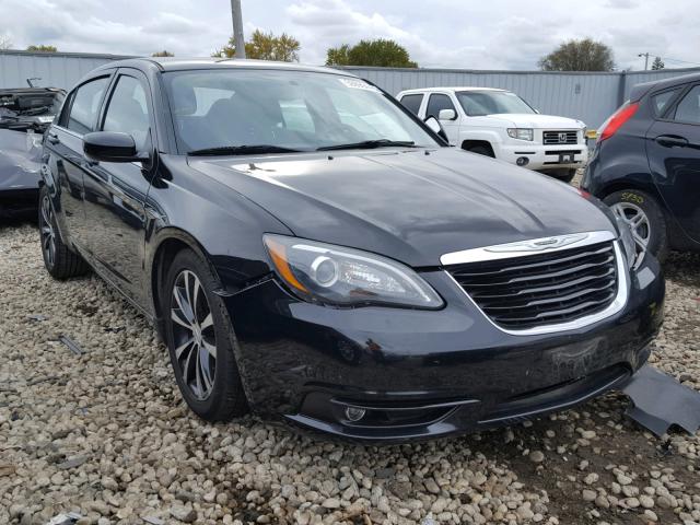 1C3CCBBGXCN308007 - 2012 CHRYSLER 200 TOURIN BLACK photo 1