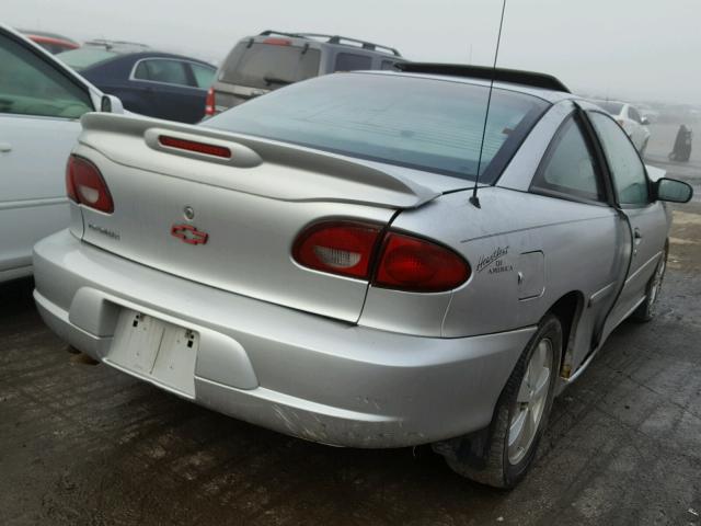 1G1JF12T817106049 - 2001 CHEVROLET CAVALIER Z SILVER photo 4