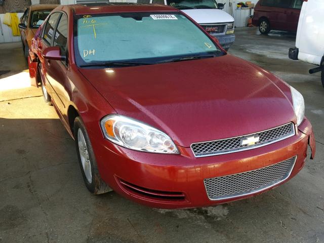 2G1WB5E32E1148823 - 2014 CHEVROLET IMPALA LIM BURGUNDY photo 1