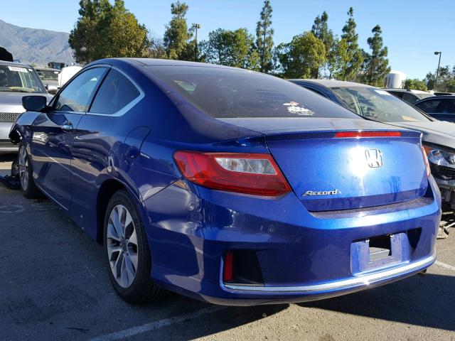 1HGCT1B36EA014859 - 2014 HONDA ACCORD LX- BLUE photo 3