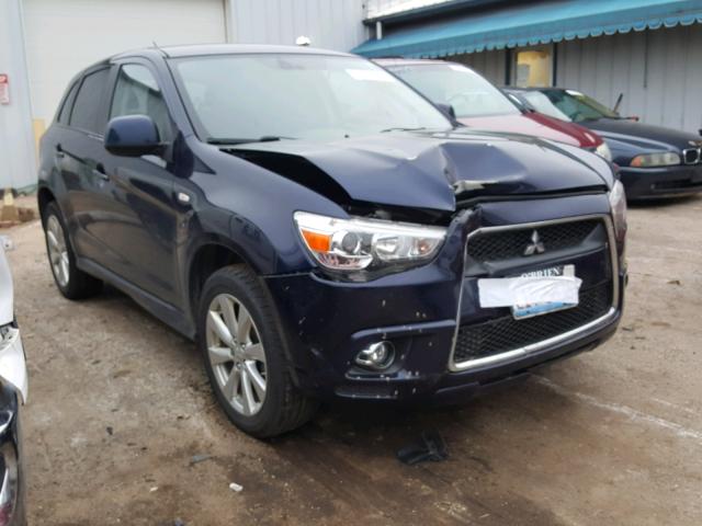 JA4AP4AU6CZ001463 - 2012 MITSUBISHI OUTLANDER BLUE photo 1