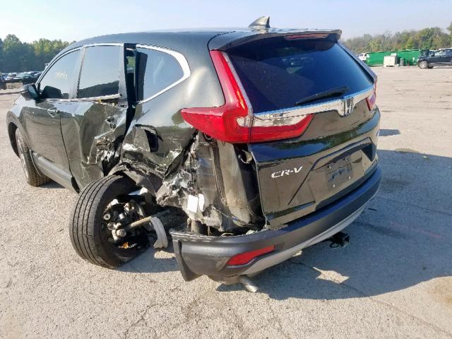 7FARW2H82JE092778 - 2018 HONDA CR-V EXL GREEN photo 3