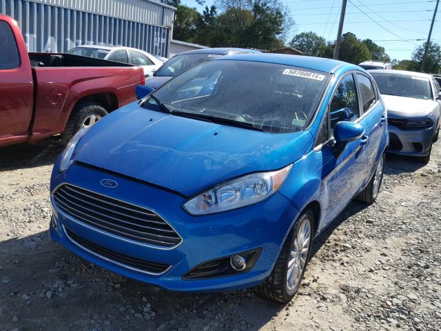 3FADP4FJ5EM125798 - 2014 FORD FIESTA TIT BLUE photo 2