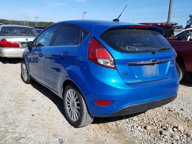 3FADP4FJ5EM125798 - 2014 FORD FIESTA TIT BLUE photo 3