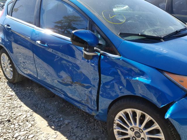 3FADP4FJ5EM125798 - 2014 FORD FIESTA TIT BLUE photo 9