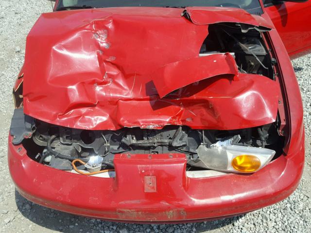 1G8ZH52841Z285986 - 2001 SATURN SL1 RED photo 7