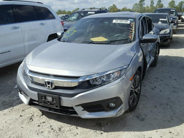 19XFC1F72HE028493 - 2017 HONDA CIVIC EXL GRAY photo 2