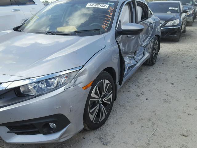 19XFC1F72HE028493 - 2017 HONDA CIVIC EXL GRAY photo 9