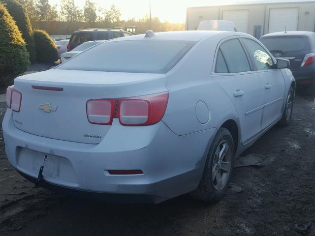 1G11B5SA8DF196069 - 2013 CHEVROLET MALIBU LS 银色 照片 4